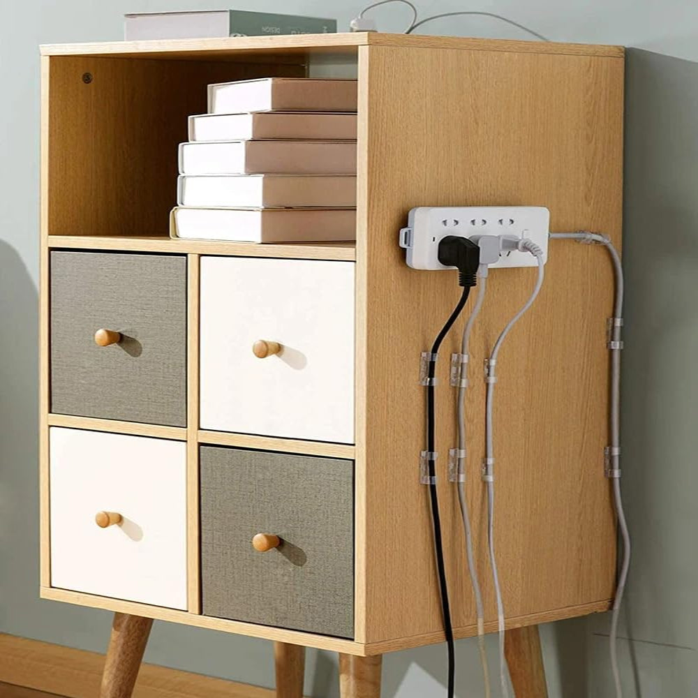 30 Pcs Multi-Purpose Cable Organizer Adhesive Wire Clip