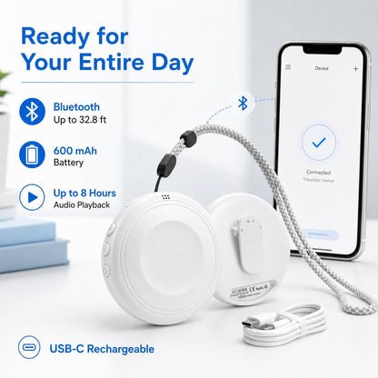 Wireless Language  Translator Device, 165 Languages  Practice & Everyday Communication