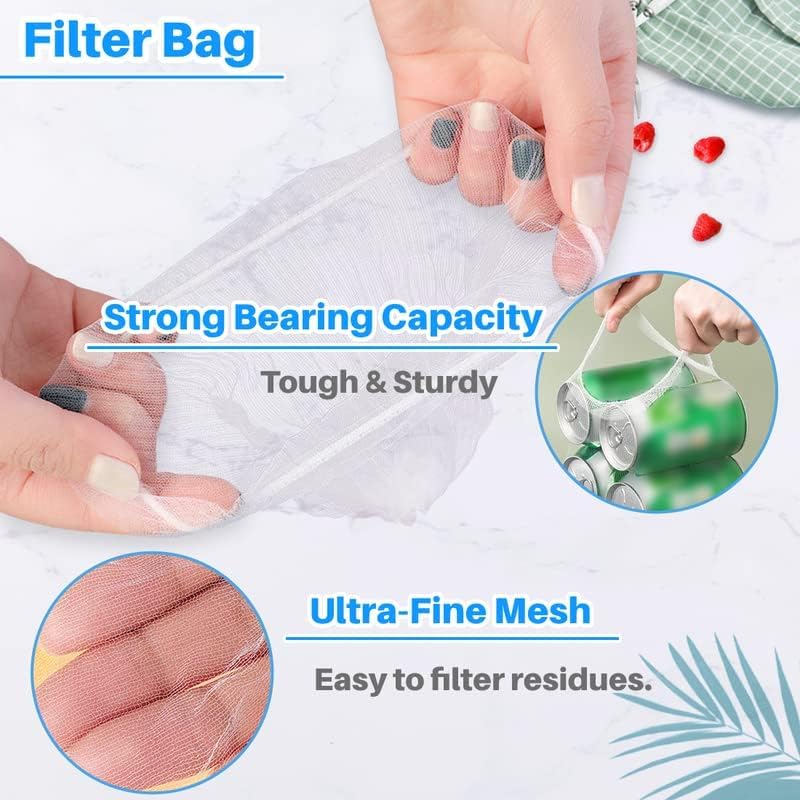 Kitchen Sink Triangular Drain Basket Set – Includes Mesh Filter Bags