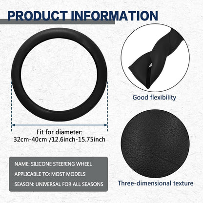 Universal Silicone Car Steering Wheel Cover