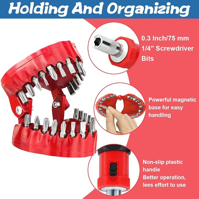 Multifunctional Portable Tooth-Shaped Screwdriver Set