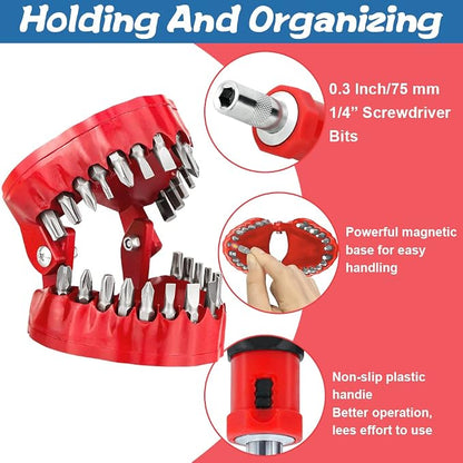 Multifunctional Portable Tooth-Shaped Screwdriver Set
