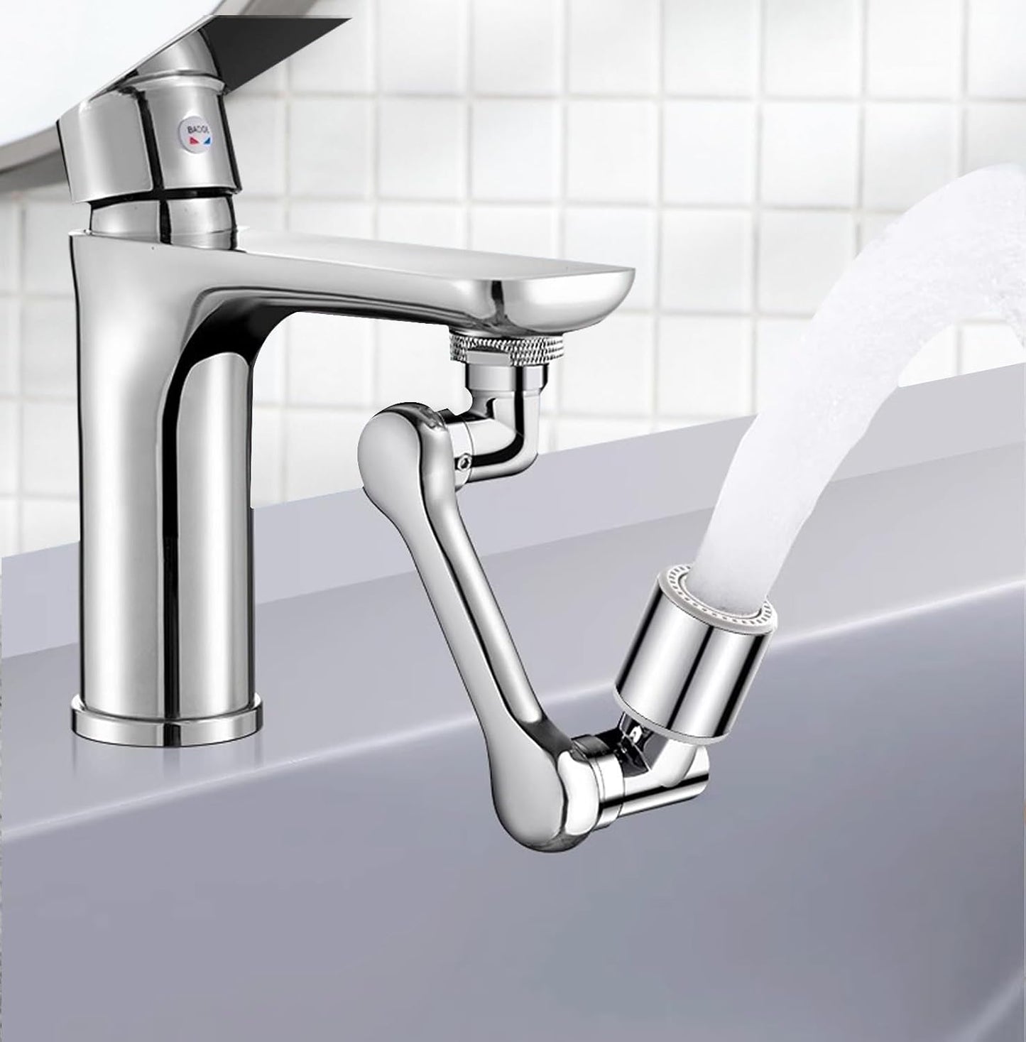 360° Rotating Faucet Extender with Adapter