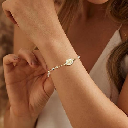 Christian Cross Rosary Bracelet – Exquisite Catholic Gift
