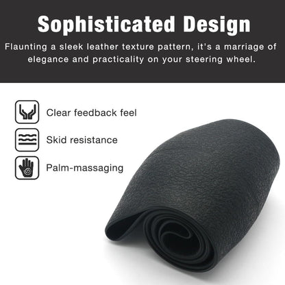 Car Steering Wheel Cover – Universal Fit Anti-Slip, Odorless Stretchy Steering Wheel Protector for Most Cars