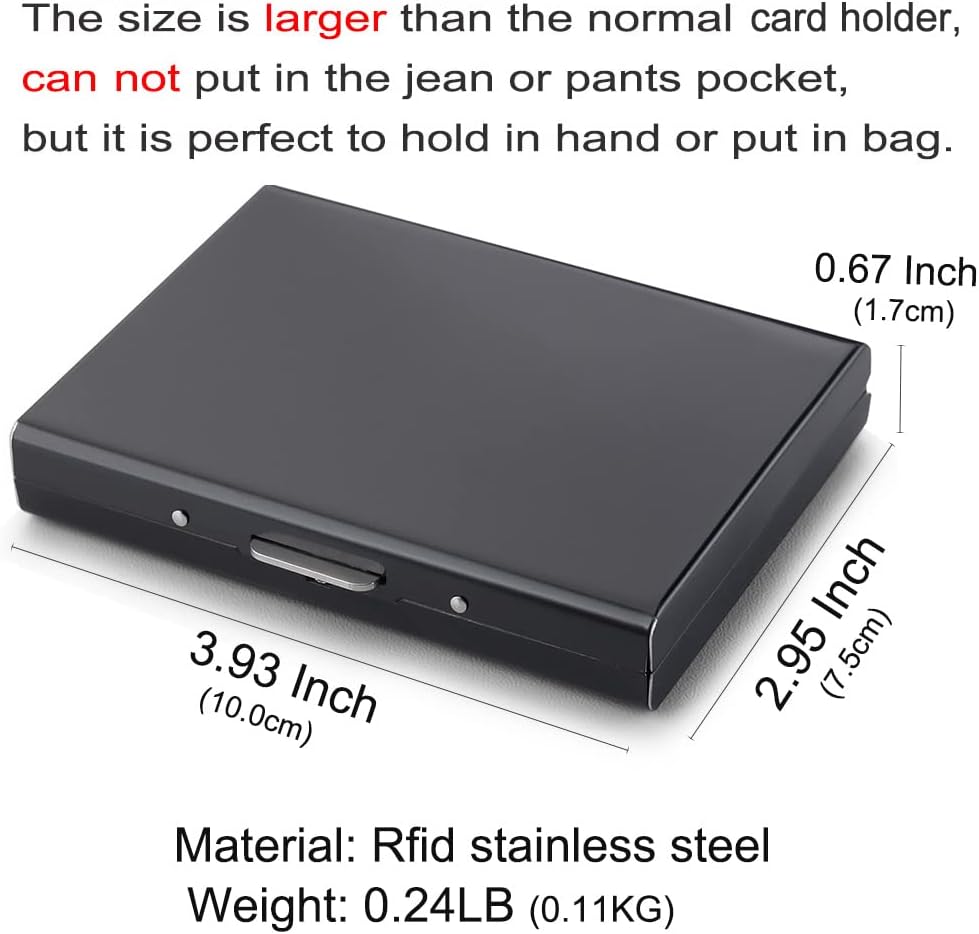 Anti-Theft Card Protector - Metal Business Card Holder
