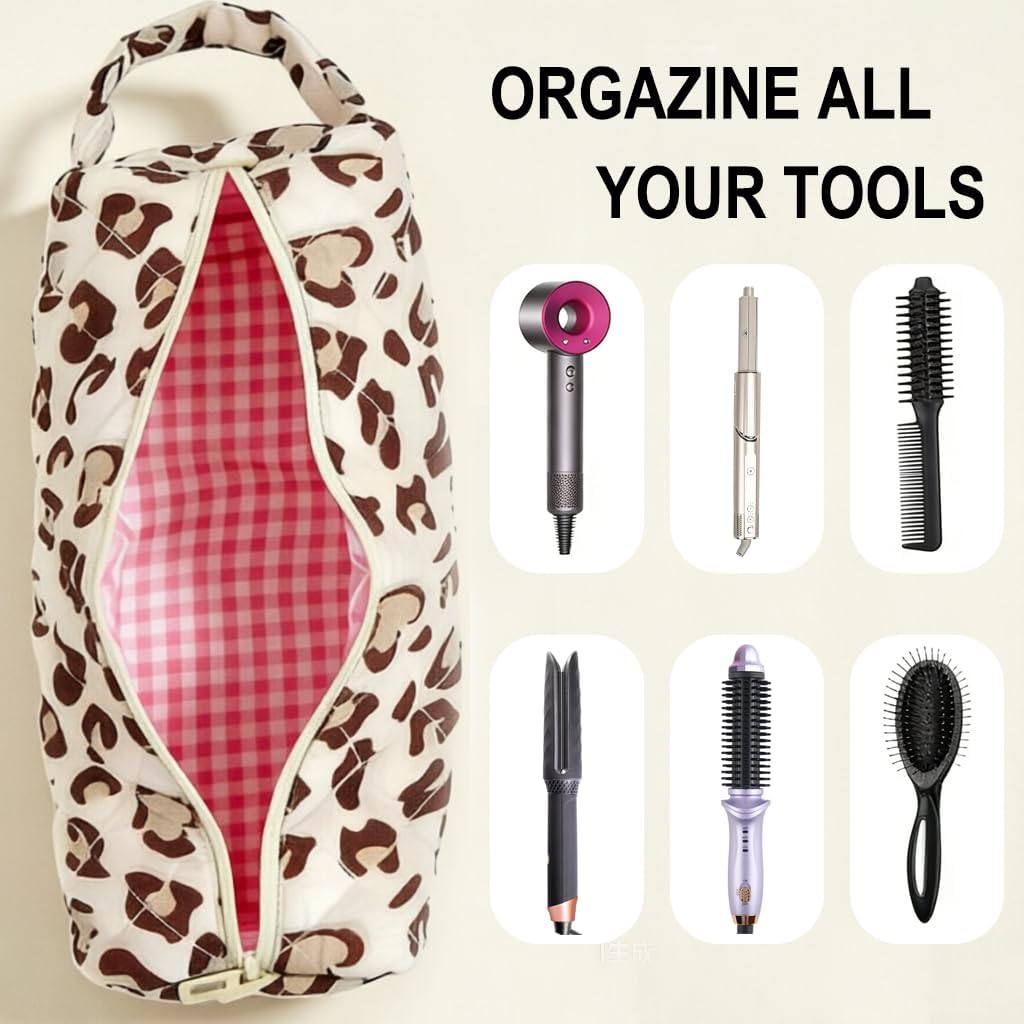 Leopard Print Portable Travel Bag