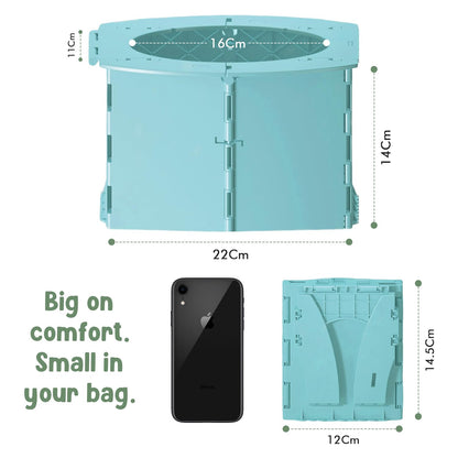 Portable Toddler Travel Potty – Foldable, Lightweight, Leak-Proof