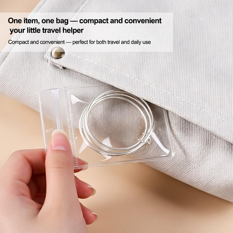 Clear Plastic Jewelry Thick Self Sealing PVC Bags