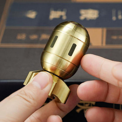 Brass Bomb-Shaped Fidget Toy - Office Desk Ornament Brass Bomb Model