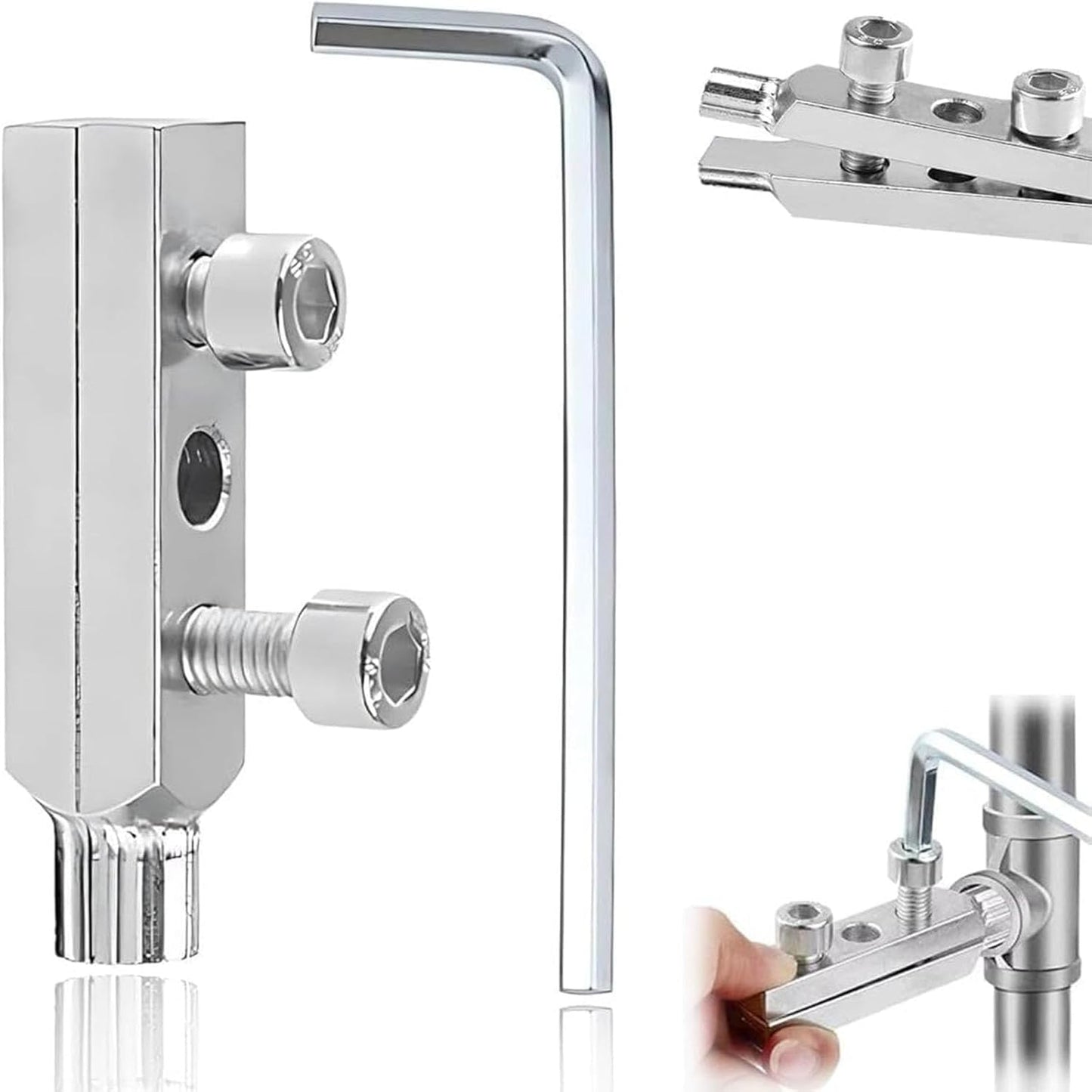 Broken Pipe Extractor Tool, Pipe Screw Remover and Easy Out Valve Extractor Set