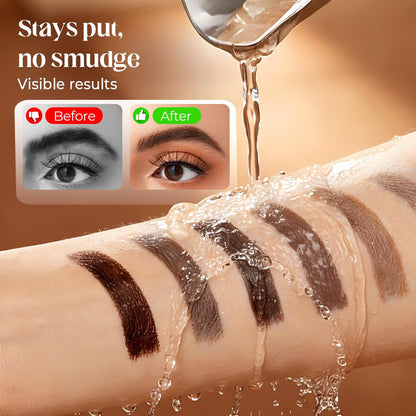 Eyebrow Dye Cream - Long Lasting Waterproof Smudge proof Liquid Eyebrow Gel