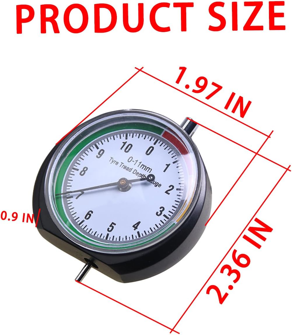 Auto Tyre Depth Tester Tread Depth Indicator for Motorcycle Car