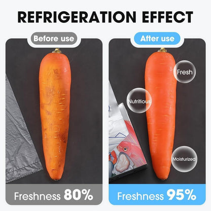 Upgrade Reusable Food Storage Bags with Label and Zip Lock