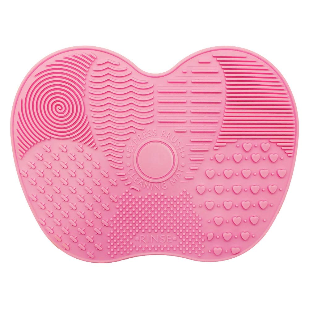 Pink Makeup Brush Cleaning Mat – Deep Clean Brushes Quickly & Effortlessly