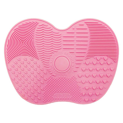 Pink Makeup Brush Cleaning Mat – Deep Clean Brushes Quickly & Effortlessly