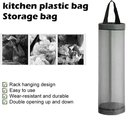 3Pcs Plastic Bag Holder Storage Organizer for Home,Washable Fabric