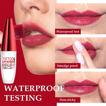 Peel Off Lip Stain Lip Tint Waterproof Long-Lasting Tear-off Lip Gloss