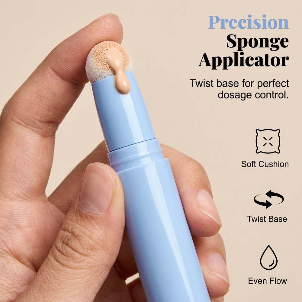 2 in 1 Concealer & Foundation Pen for Blemishes and Under Eye Circle