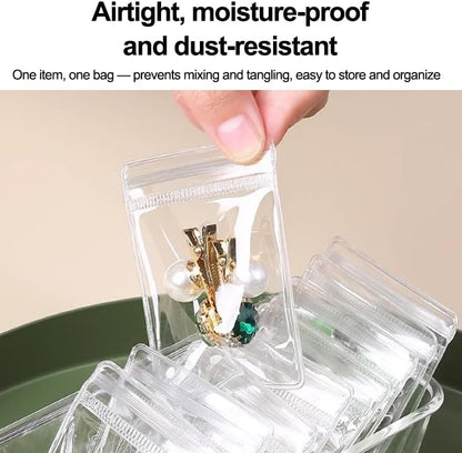 Clear Plastic Jewelry Thick Self Sealing PVC Bags