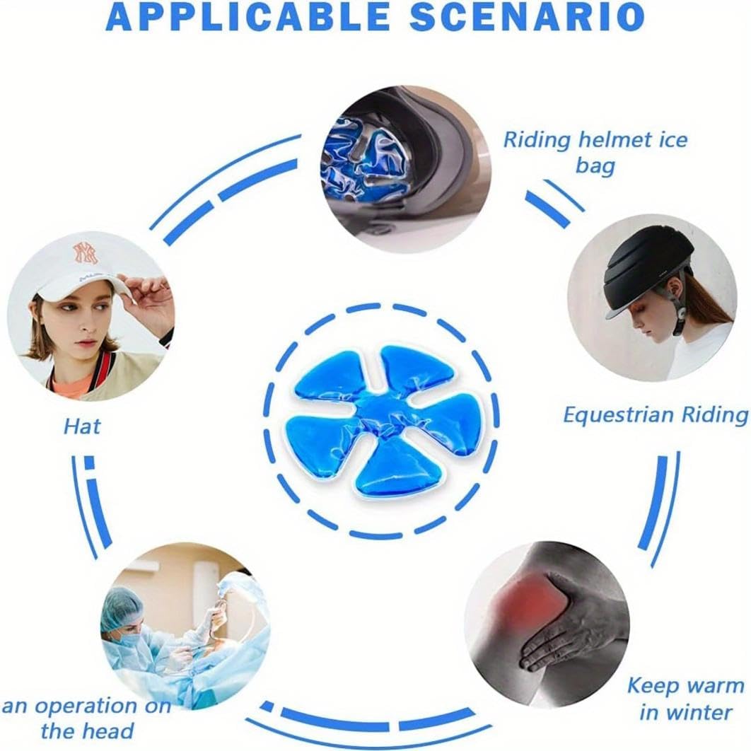 Outdoor Gel Ice Packs for Sun Hats