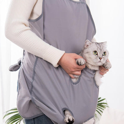 Cat Carrier Apron With Leg Holes, Adjustable Cat Carrier Apron, Cat Sleeping Bag