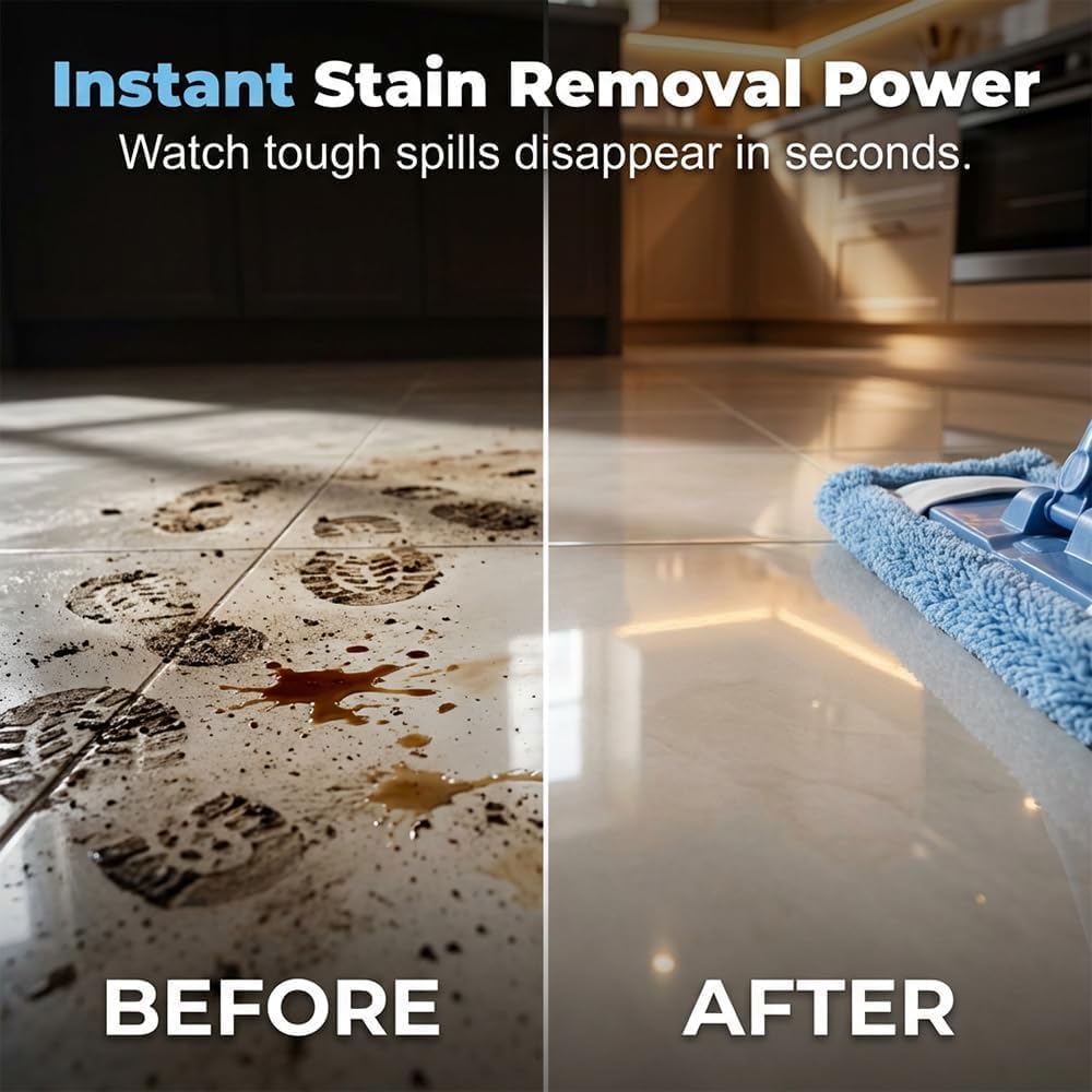 12 Counts Floor Cleaning Tablets for Wood/Tile/Vinyl/Marble, Pet Friendly
