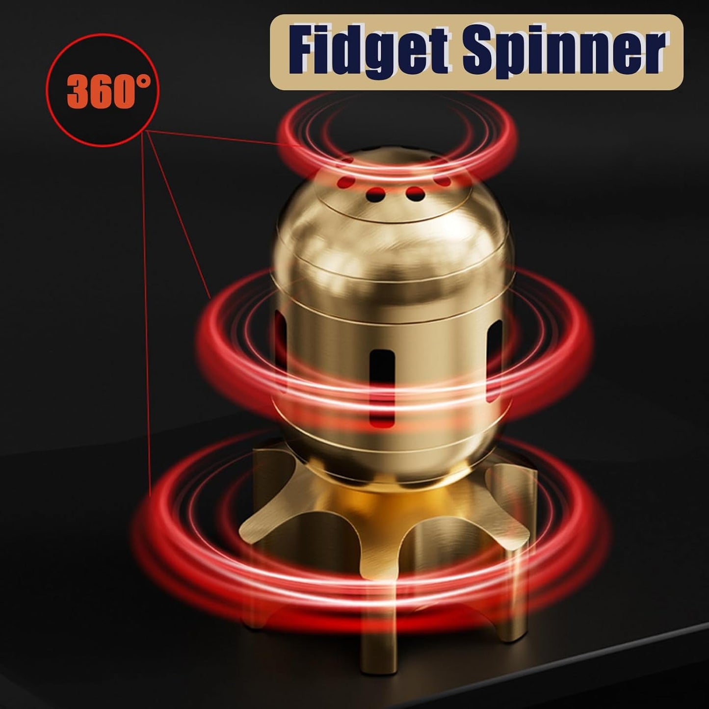 Brass Bomb-Shaped Fidget Toy - Office Desk Ornament Brass Bomb Model