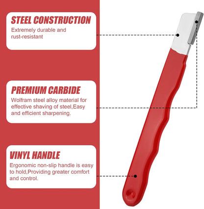 4 Pcs High-Quality Tungsten Steel Gardening Tool Sharpener