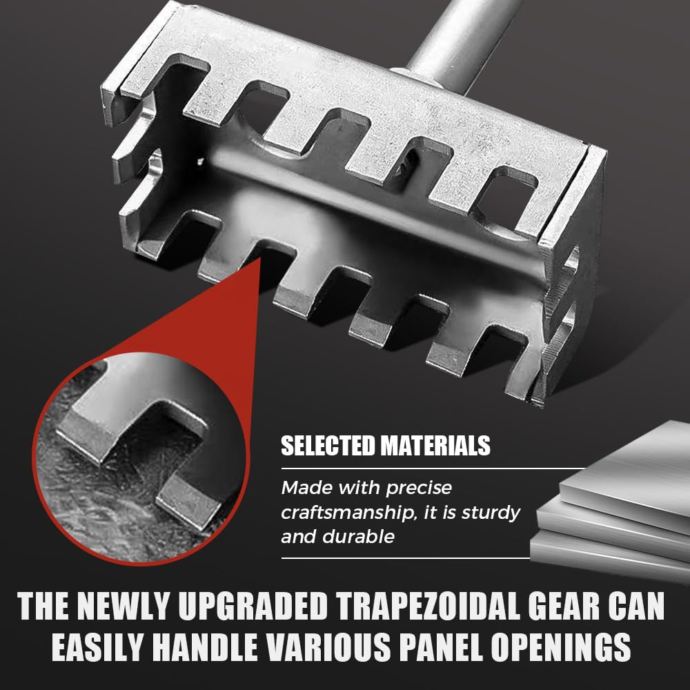 86 Line Box Socket Hole Punch for Electrical Box,Stainless Steel Rectangle Slot Cutter