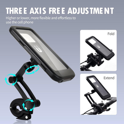Waterproof and Shockproof Motorcycle Bike Phone Mount
