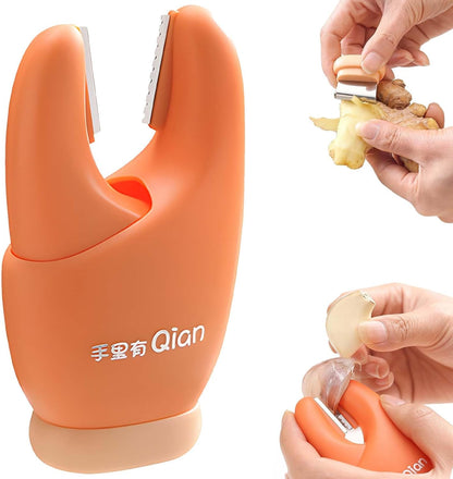 New Garlic Peeler Clips with Stainless Steel Blade