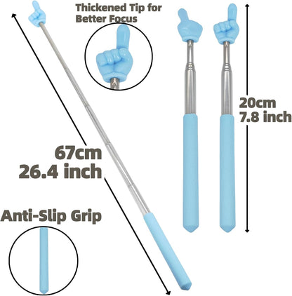 4-Pack Telescopic Finger Indicators - Durable and Sturdy Steel