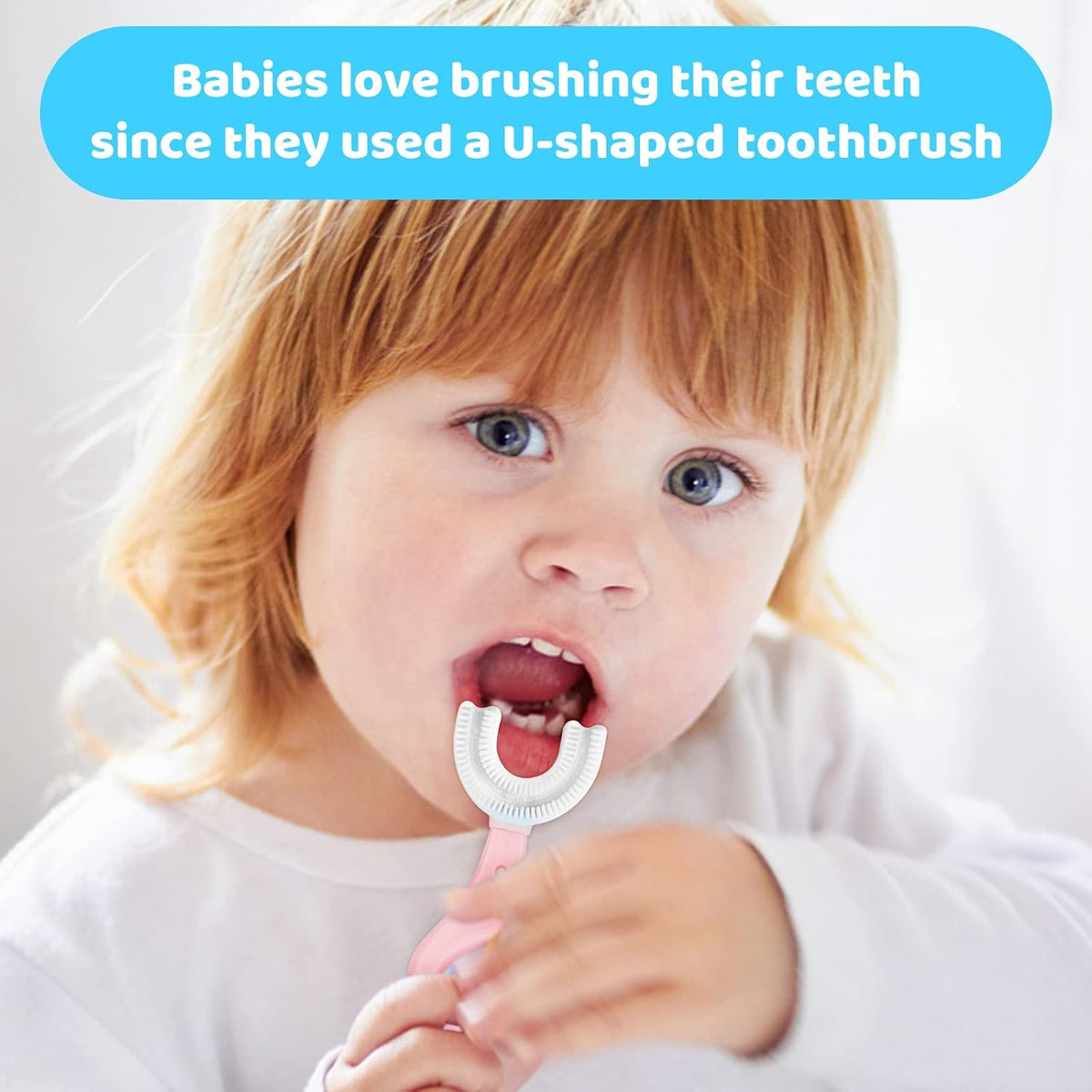 U-Shaped Toothbrush Set - Infant And Toddler Oral Care - Food-Grade Silicone