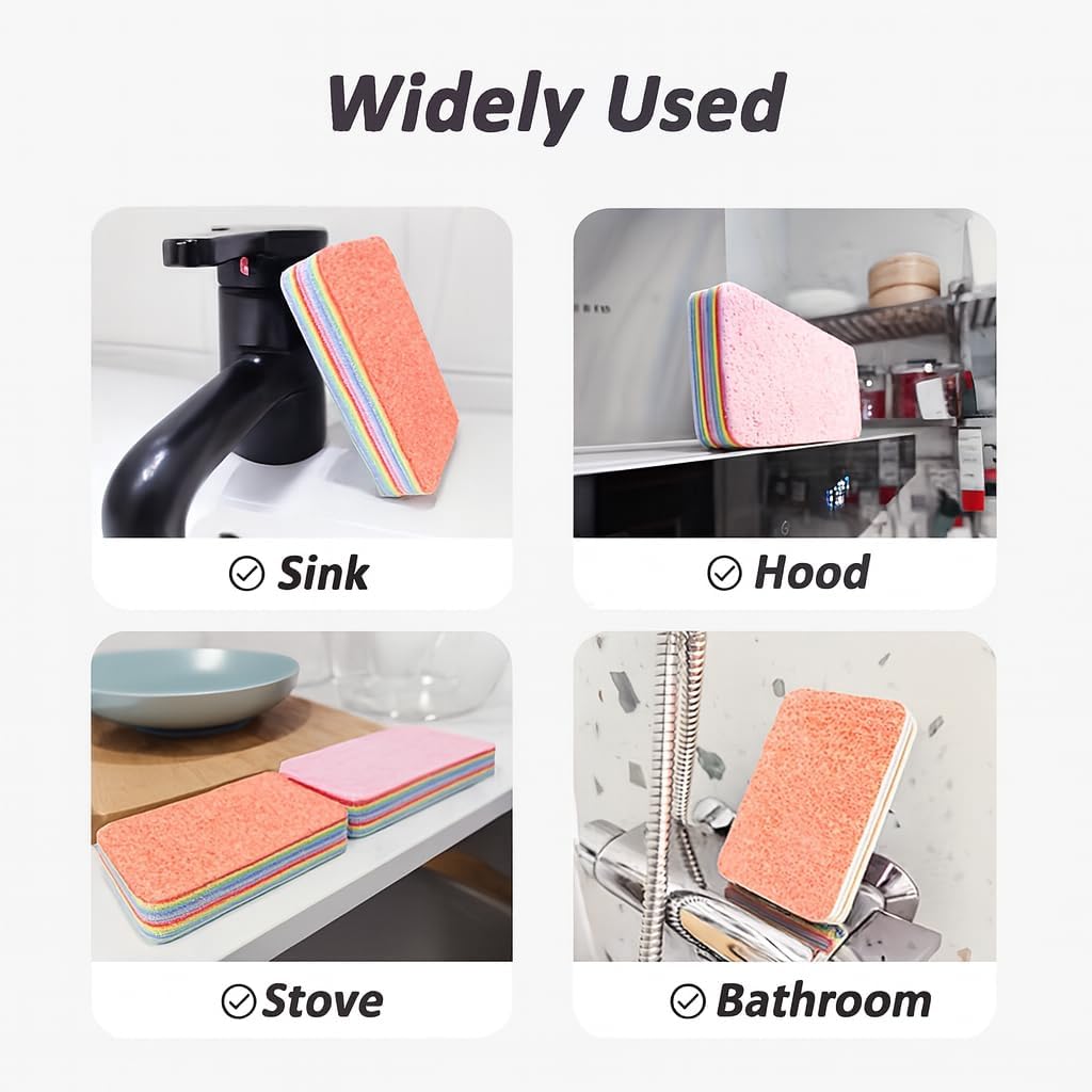 Peelable 12-Layer Rainbow Cleaning Pads