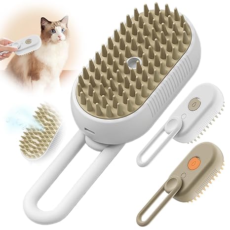 2026 New Universal Steam Grooming Brush for Cats and Dogs