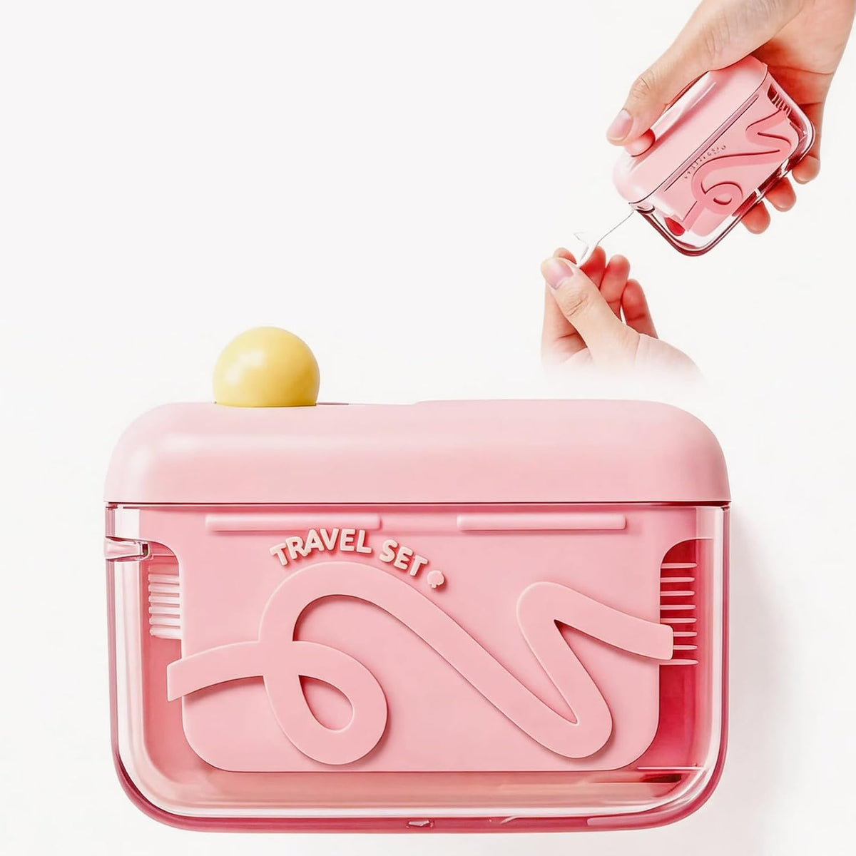 Portable Push-Button Automatic Floss Dispenser