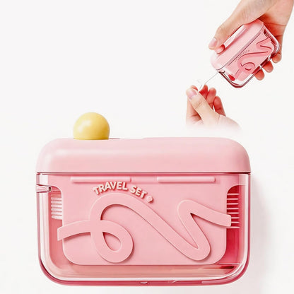 Portable Push-Button Automatic Floss Dispenser