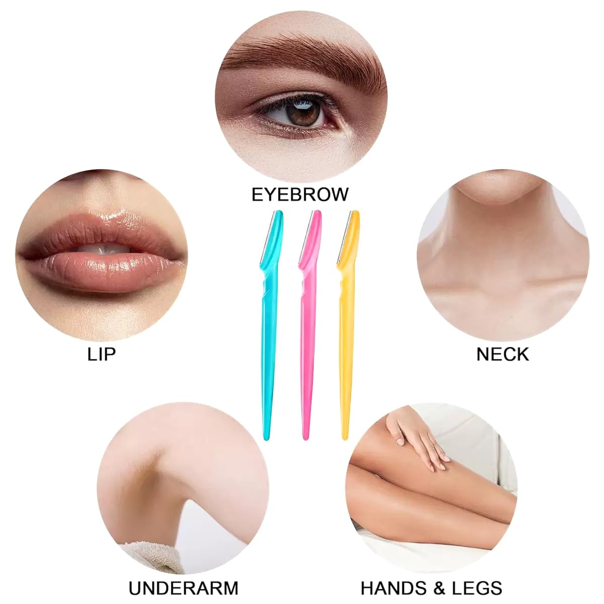 40 Pcs Eyebrow Razor set