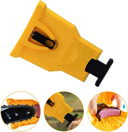 Proprietary Bar-Mount Chain Portable Teeth Chainsaw Sharpener, Fit for 14-20 Inches