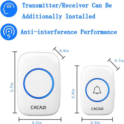 Wireless Smart Electronic Doorbell – Long-Range Call Button