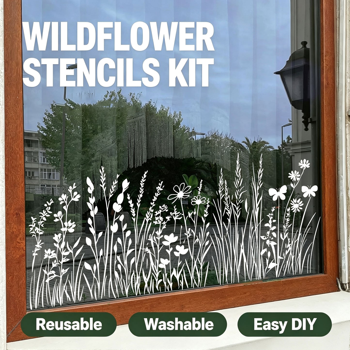 Wildflower Stencils for Painting