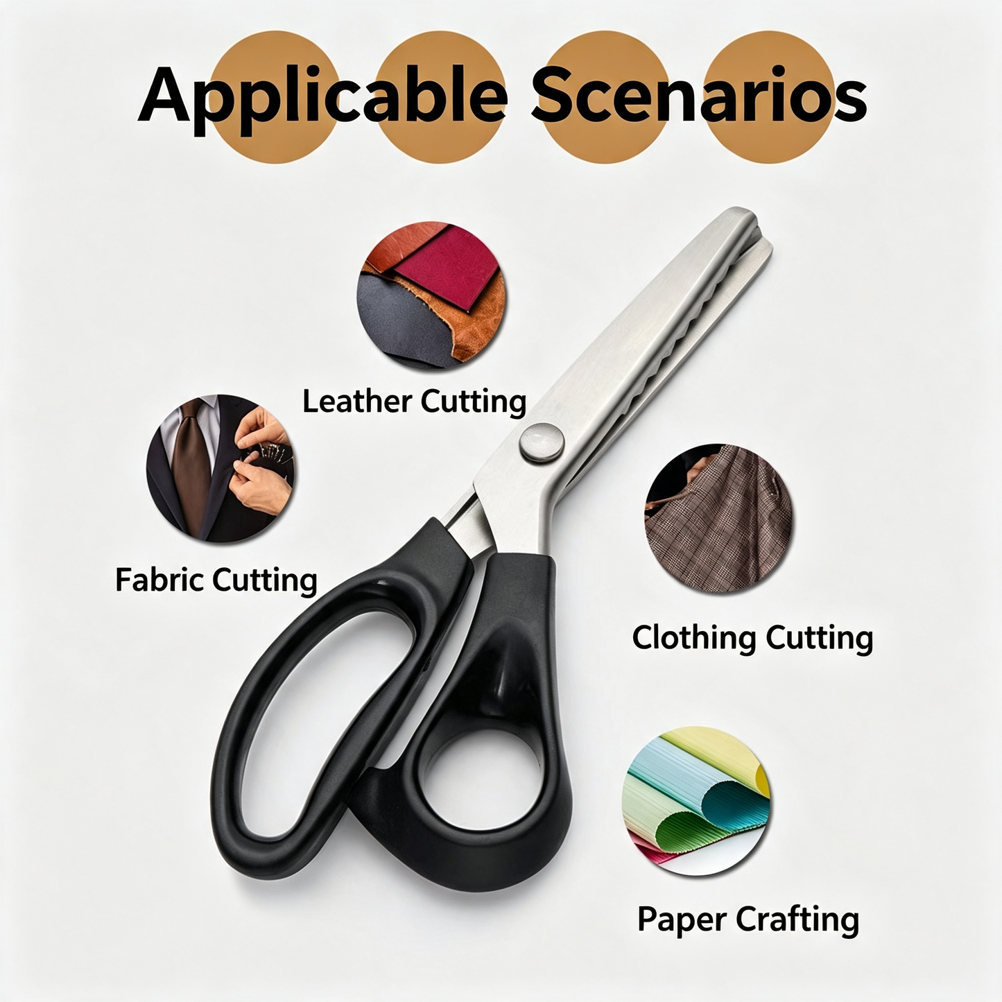 Pinking Shears –Suitable For Cutting Fabric – Stainless Steel