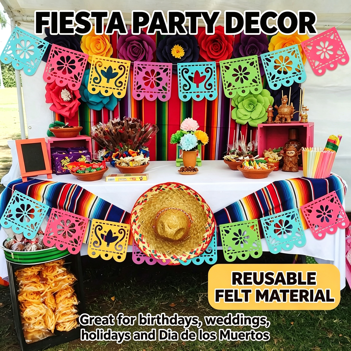 Mexican Fiesta Party Decorations Banners