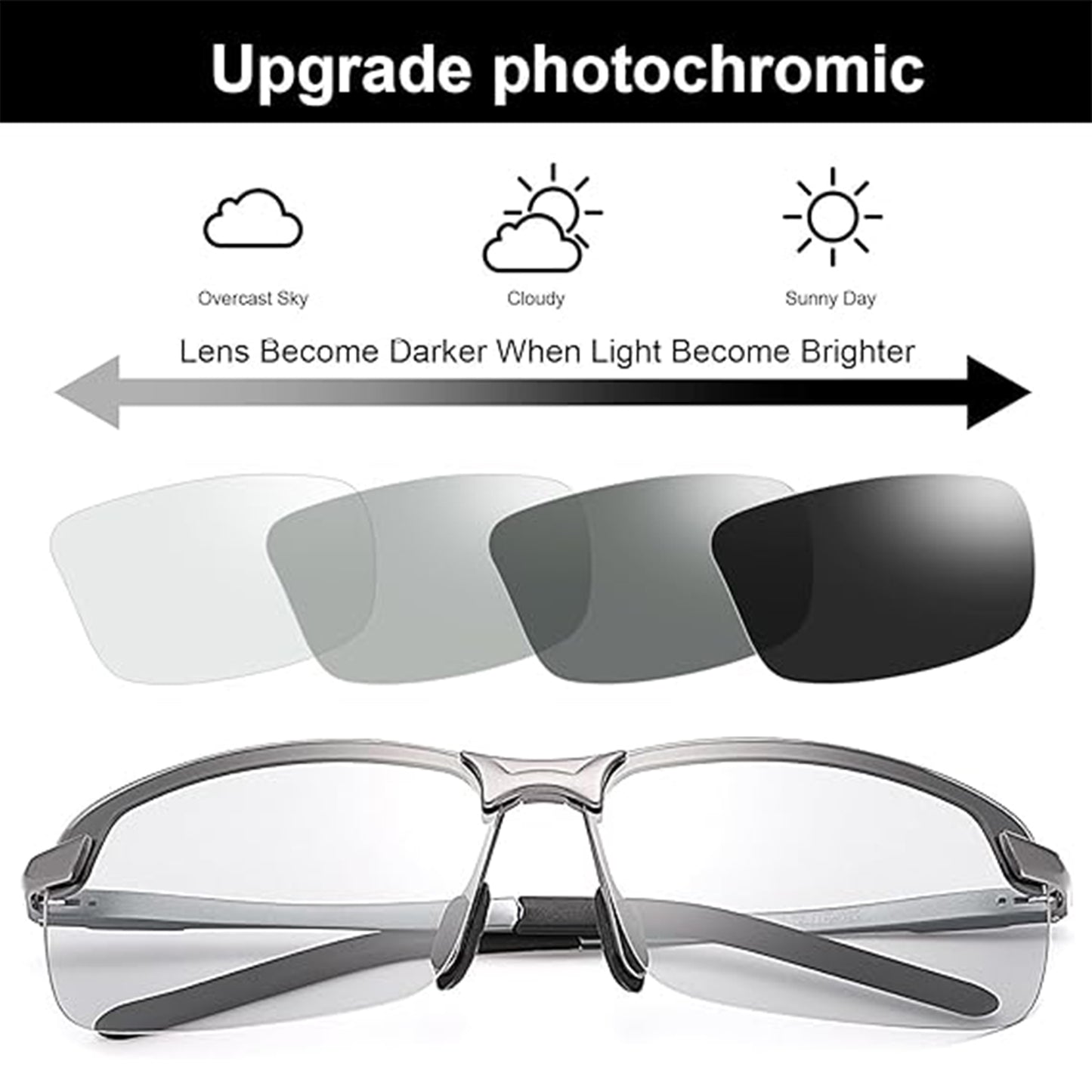 Sunglasses For Sports Day & Night Vison Driving Glasses