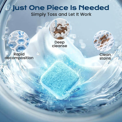 12 Pcs Multi-Purpose Washer Tub Cleaner for Home Laundry Use