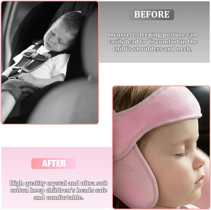 Adjustable Child Car Seat Head Support Band