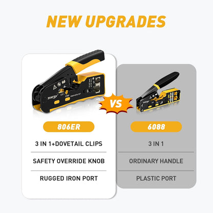 RJ45 Crimp Tool Pass Through Kit