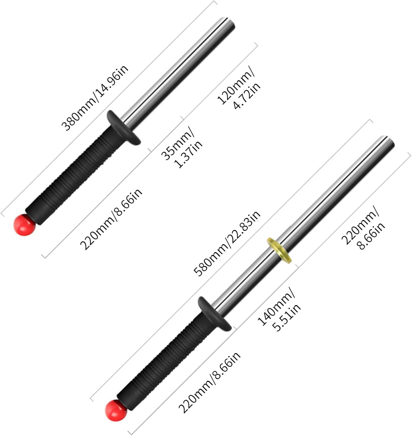 Magnetic Pickup Tool with Quick Release Handle Metal Chip Collector Wand