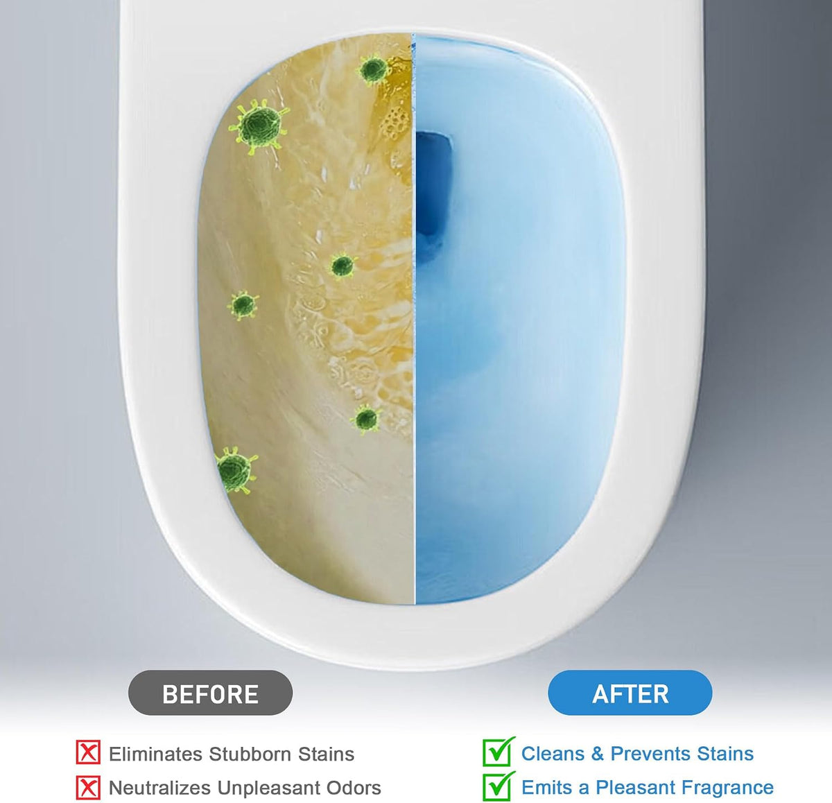42 Flower Toilet Gel Stamps – Fresh Scents, Long-Lasting Odor Elimination-3 Pack